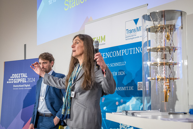 TransMIT-Zentrum für Quantencomputing auf dem Digital-Gipfel 2024 